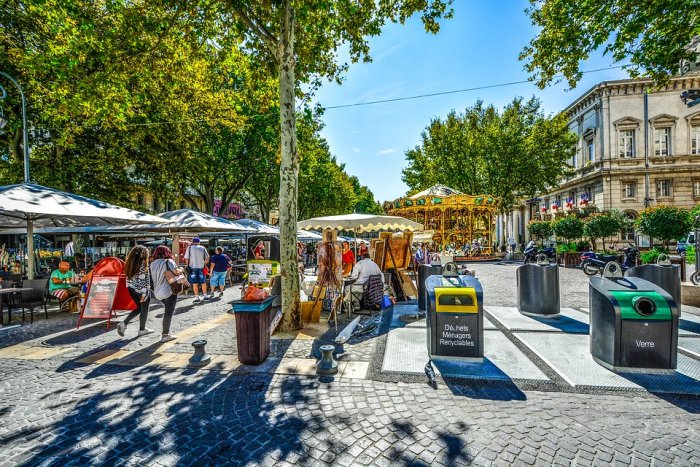 Provence Avignon Market Fair Carousel